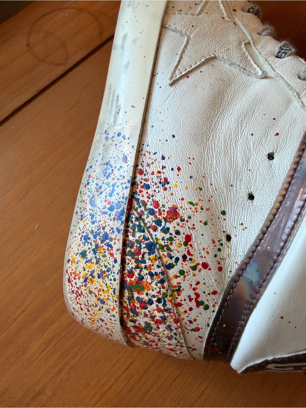 Golden Goose Mid Star Sneakers with Paint Splatter - Picture 4 of 12